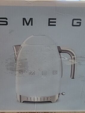 SMEG 50's Style Fixed Temperature Electric Kettle, Stainless Steel